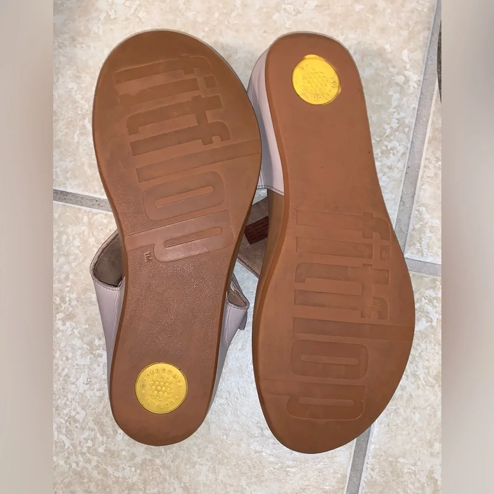 FITFLOP brand tan sandals womens flip flops size 10 - Picture 12 of 12